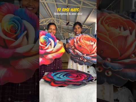 7D Rose Anti skid Waterproof Mat (1pc)