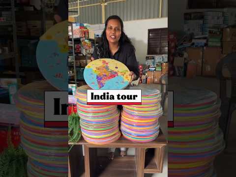 2 in 1 India and World map foam puzzle