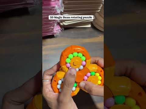3D Magic Bean Rotating spinner puzzle (1pc)