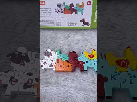 Wooden 3D Puzzle -Alphabets