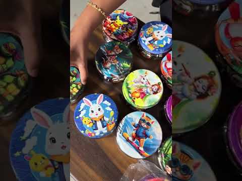Stainless Steel Cartoon Print Snacks Box