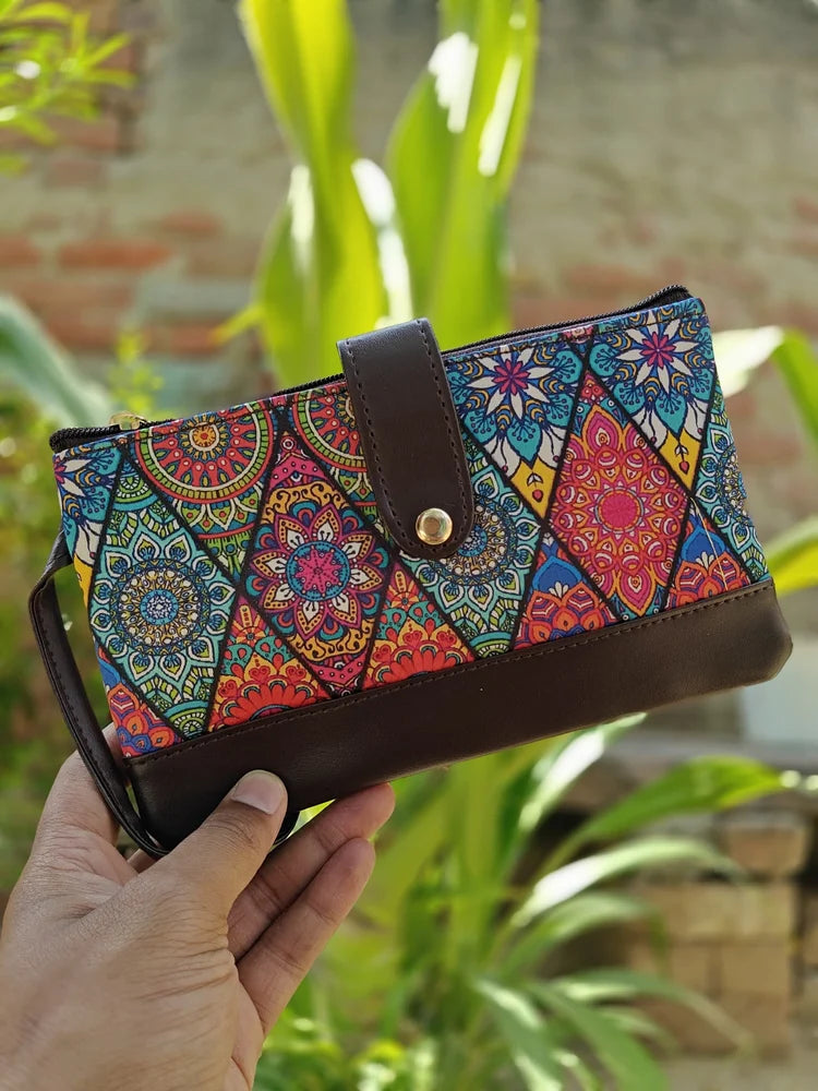 handcrafted wallet and eyeglass case set
