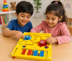 Magnetic Wooden Maze & Number Challenge