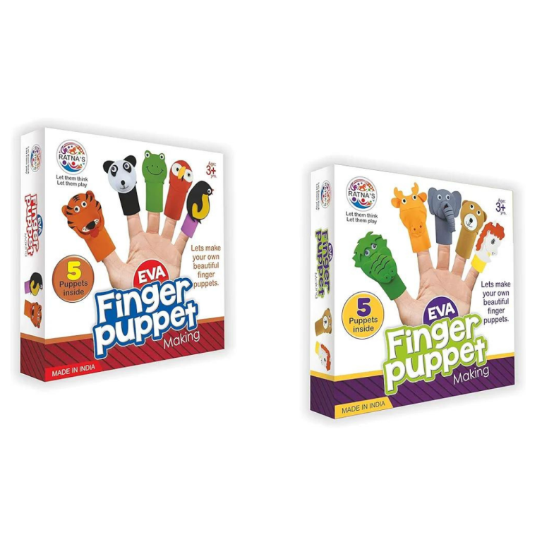 Diy finger puppets (5pcs)