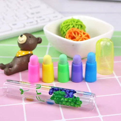 Multicolor Pushback Eraser