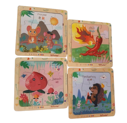 Wooden Jigsaw Puzzles (1pc)