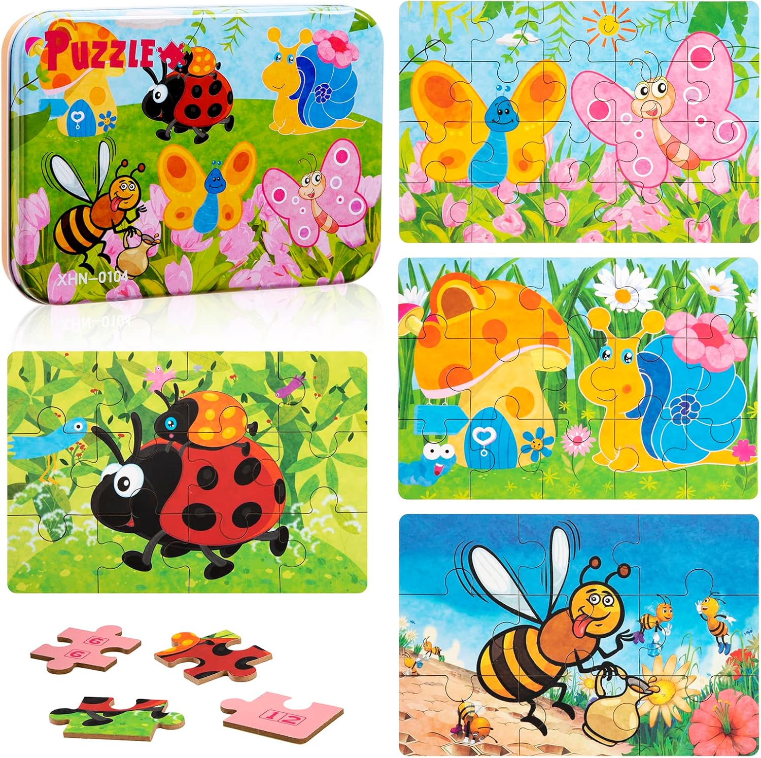 Wooden Jigsaw Puzzles (1box)