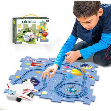 Rail car puzzle -Space