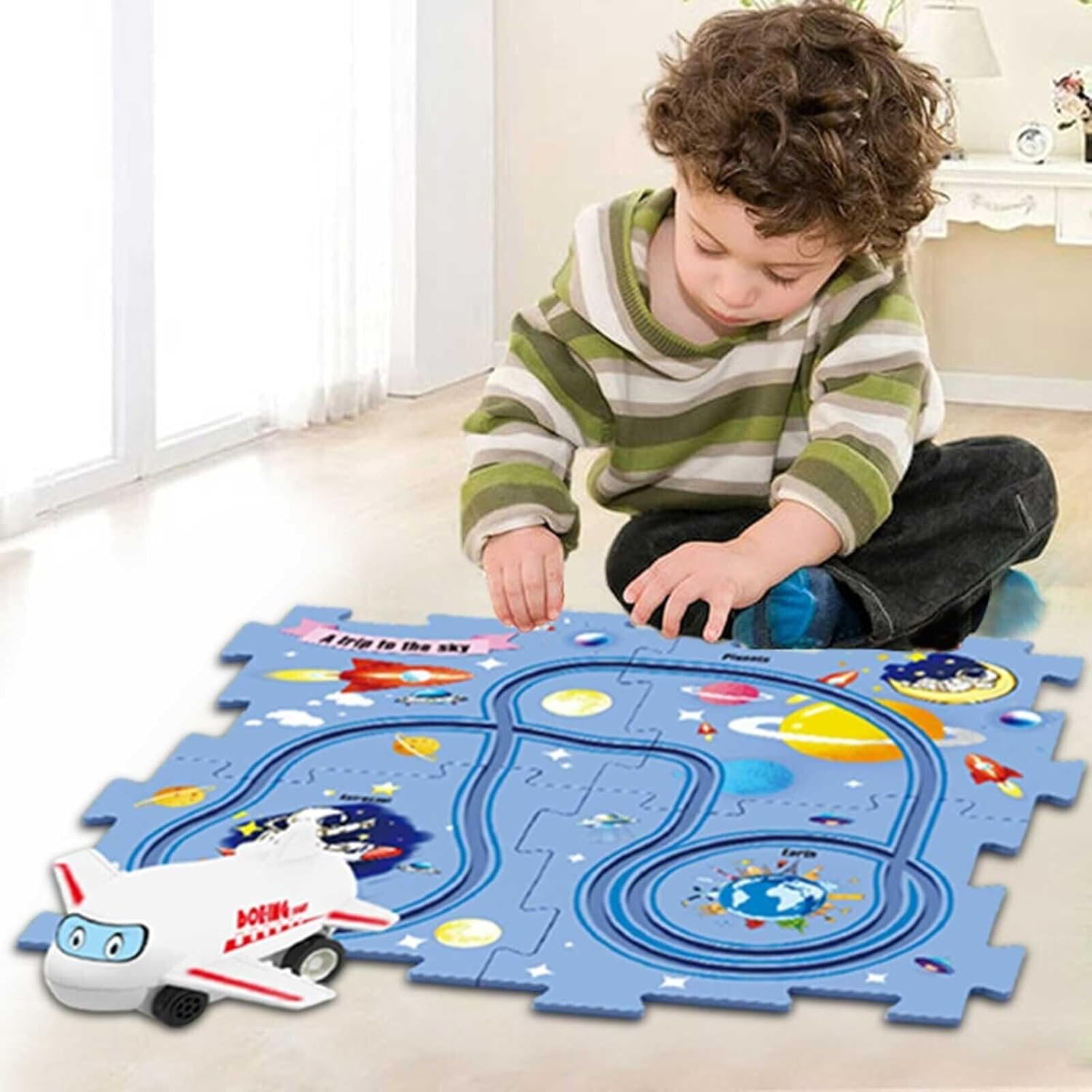 Rail car puzzle -Space