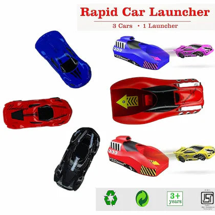 Rapid Launcher with Die Cast Toy Cars