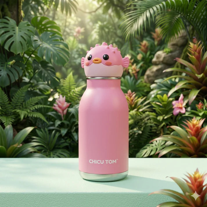3D Animal Steel Bottle