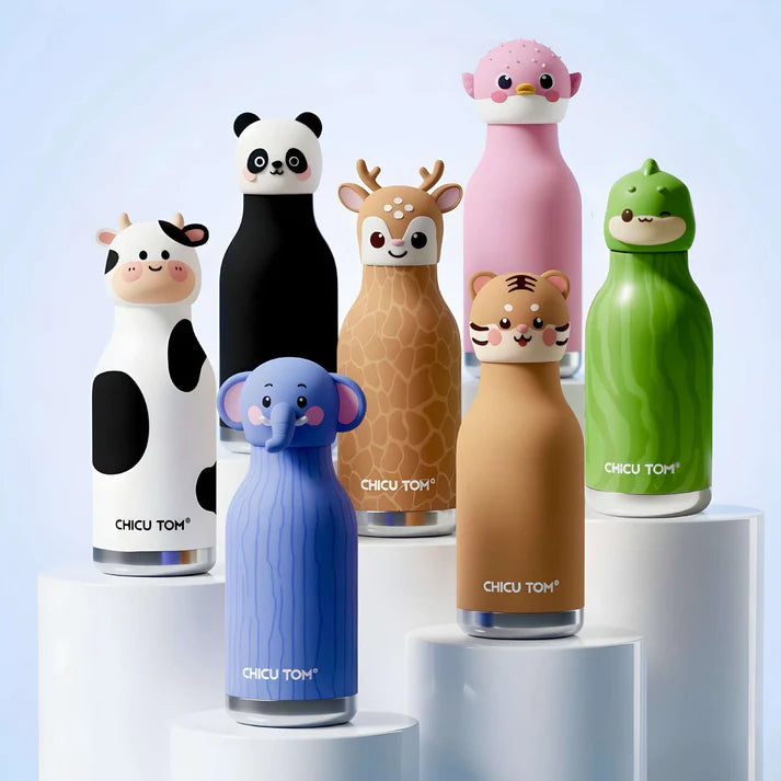 3D Animal Steel Bottle