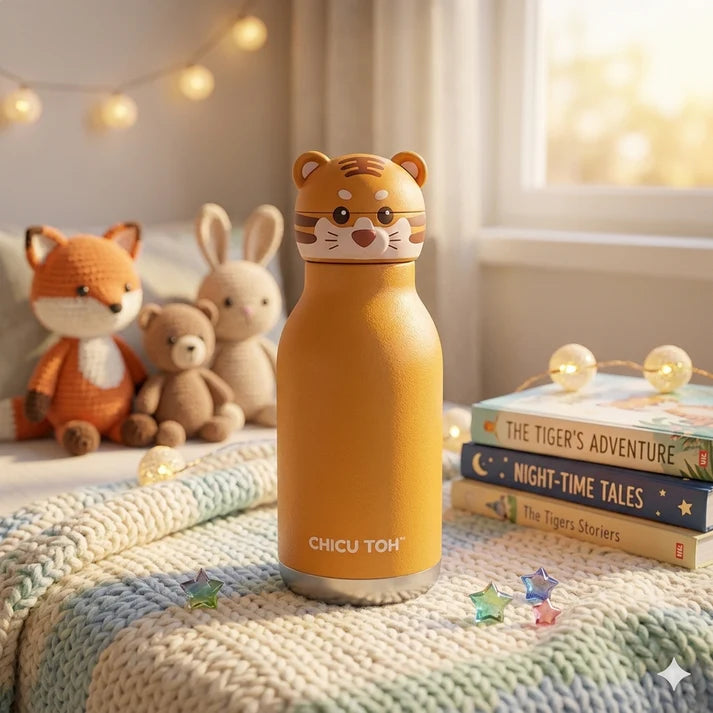 3D Animal Steel Bottle