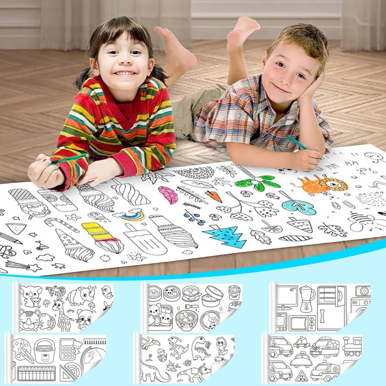 Graffiti Scroll coloring Sheets