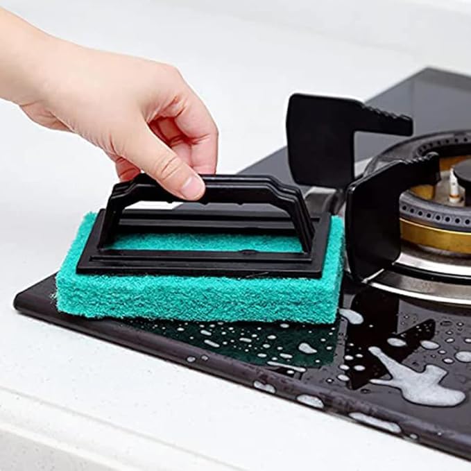 Handle Multipurpose Cleaning Scrubber (1PC)