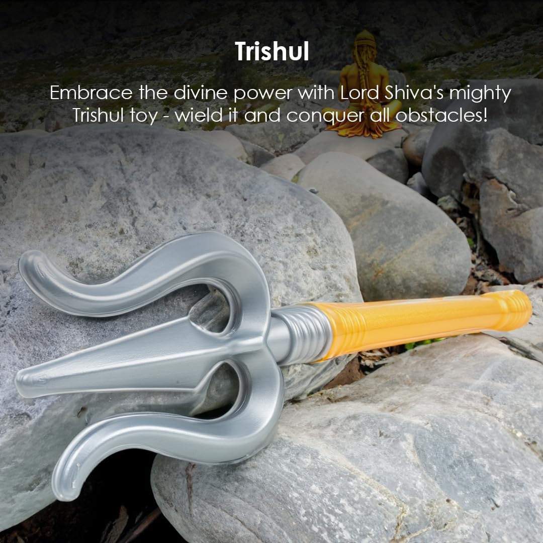 Bow and Arrow Set with Trishul & 3 Suction Cup Tip Toy