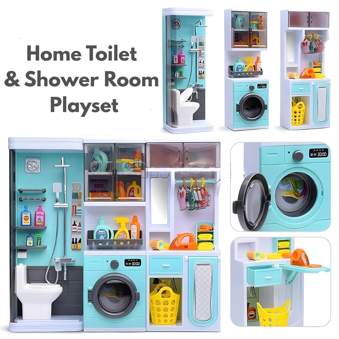 Home Toilet & Shower Room Playset