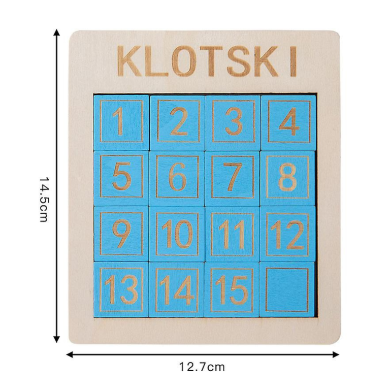 Number slide - Small / Medium / Large