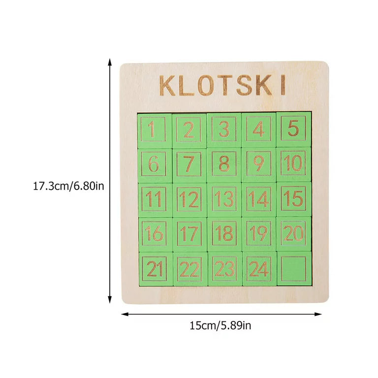 Number slide - Small / Medium / Large