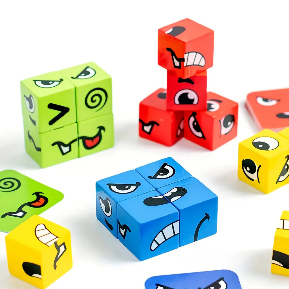 Face Change Rubik's Cube Game with box