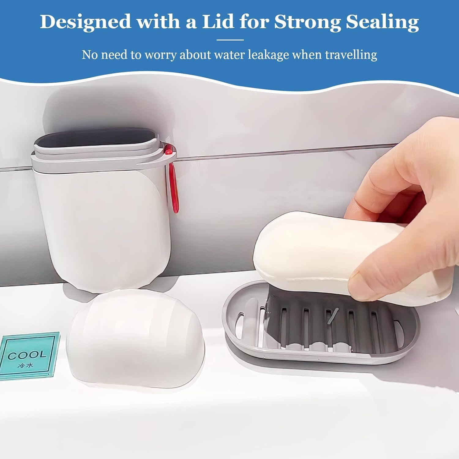 Waterproof Leakproof Travel Soap Box