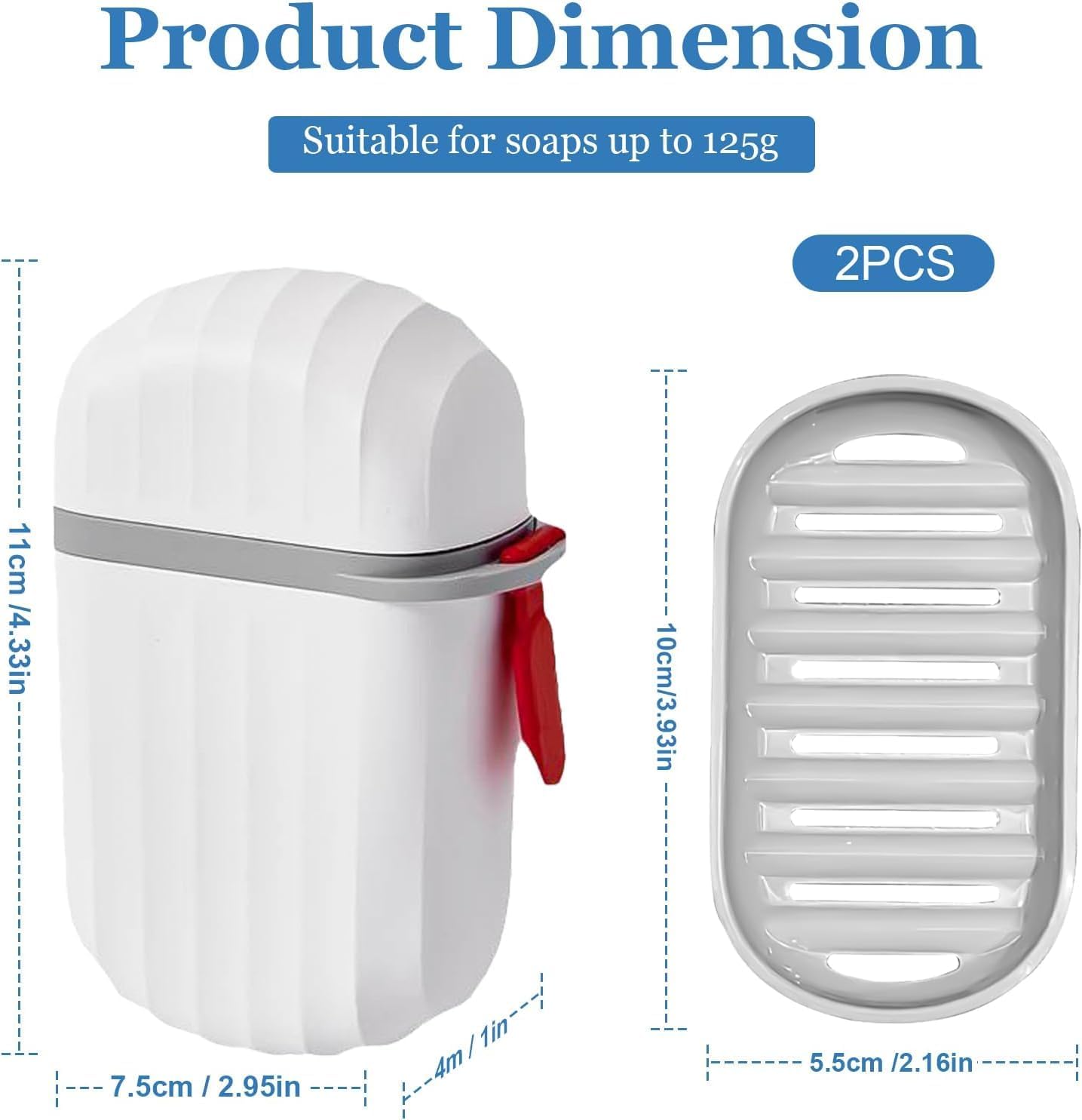 Waterproof Leakproof Travel Soap Box