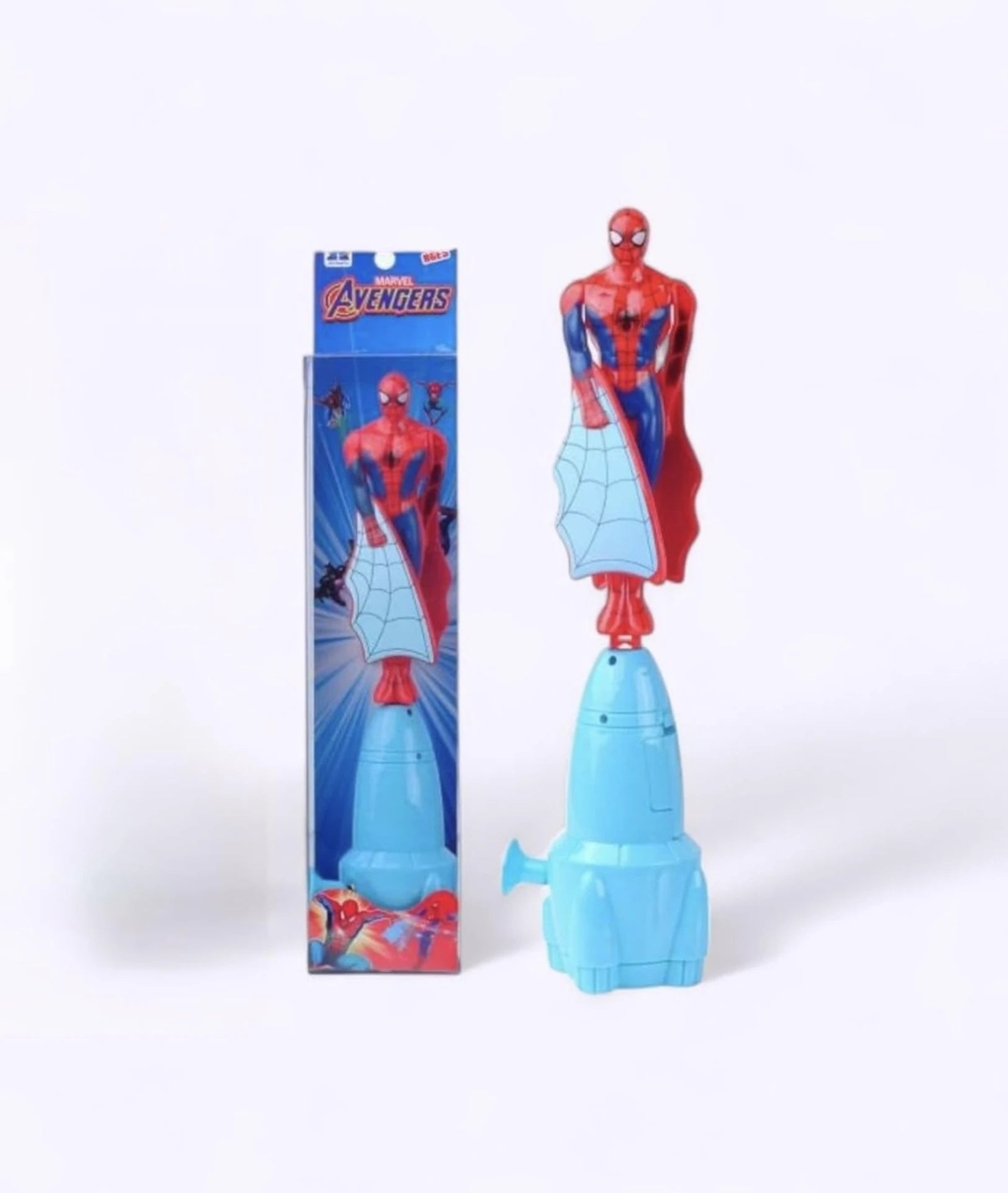 Flying Superhero Pull String Launcher