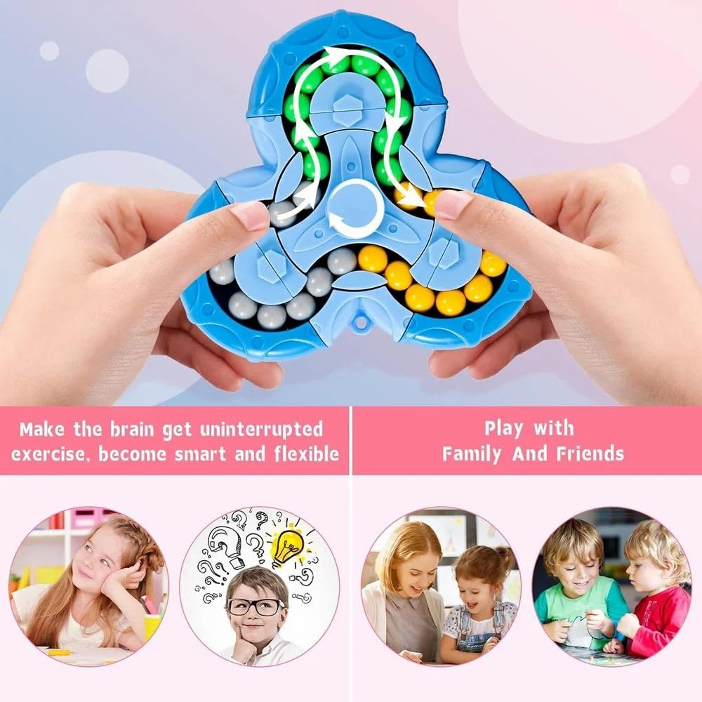 3D Magic Bean Rotating spinner puzzle (1pc)