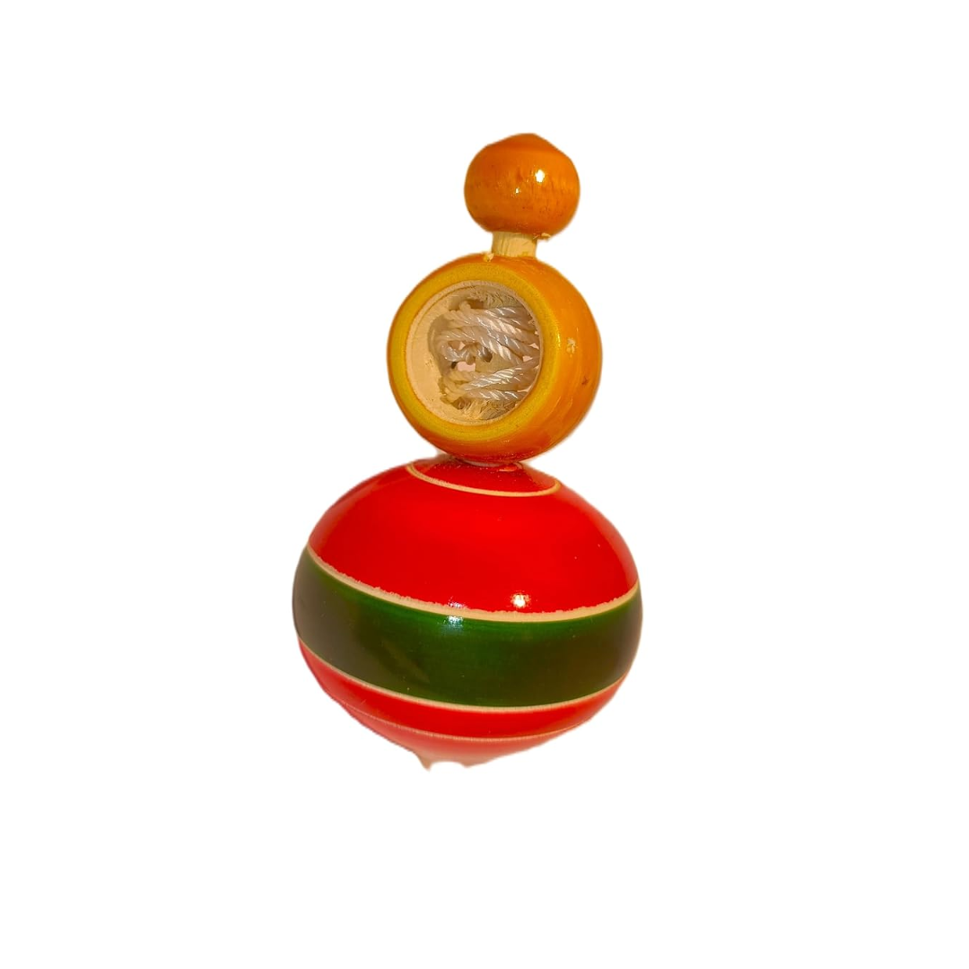 Wooden Hand Spinning Top (1pc)