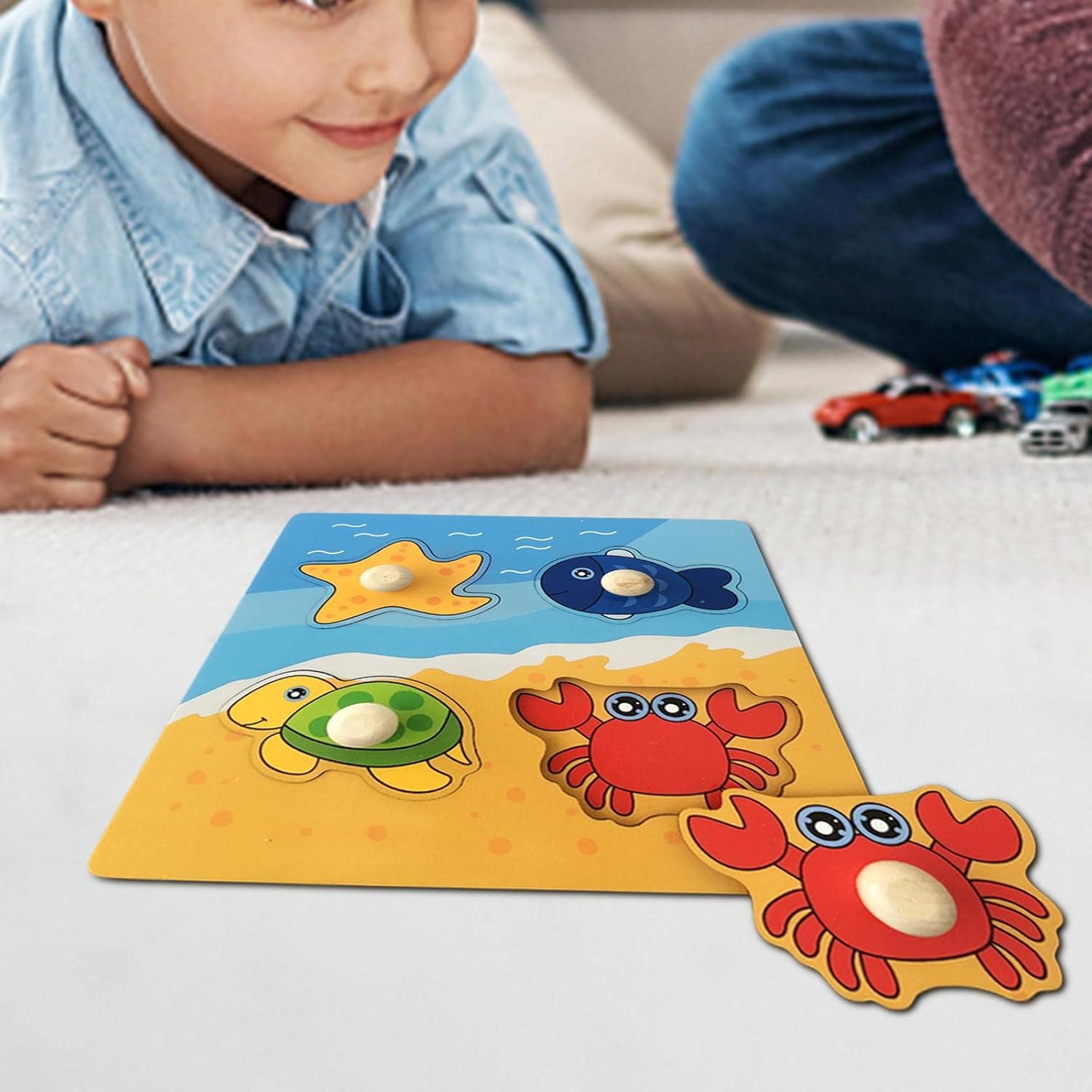 Wooden Cartoon Jigsaw Puzzles (1pc)