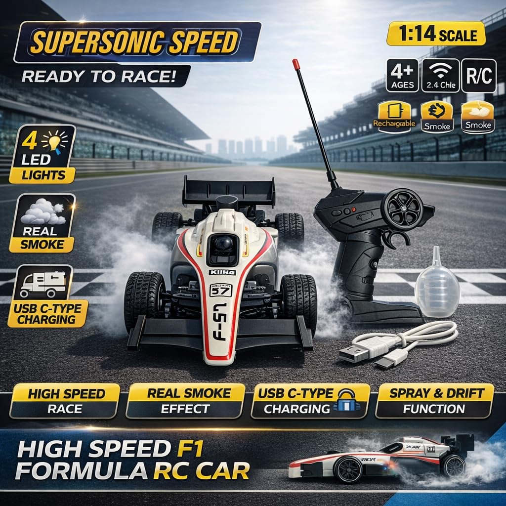 Supersonic Speed F1 Formula Racing remote Car