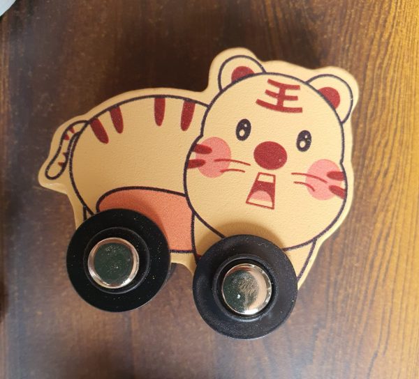 Animal Shaped Wooden Car (1pc)