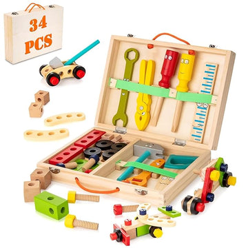 34-Piece Premium Tool Kit with Storage Box