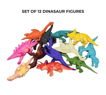 12 Piece Dinosaur Figurine Set