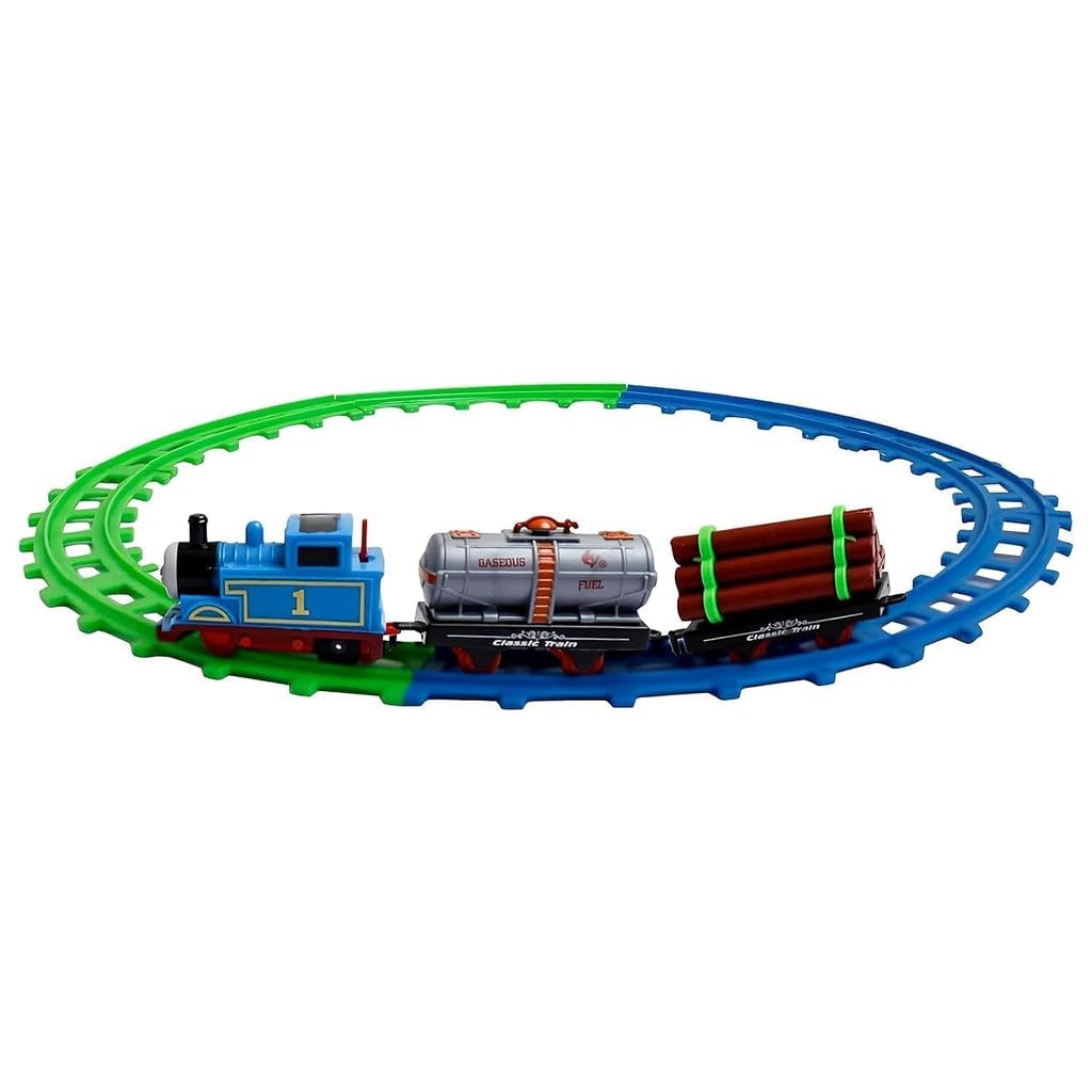 Thomas Cartoon Train Toy Set with Track