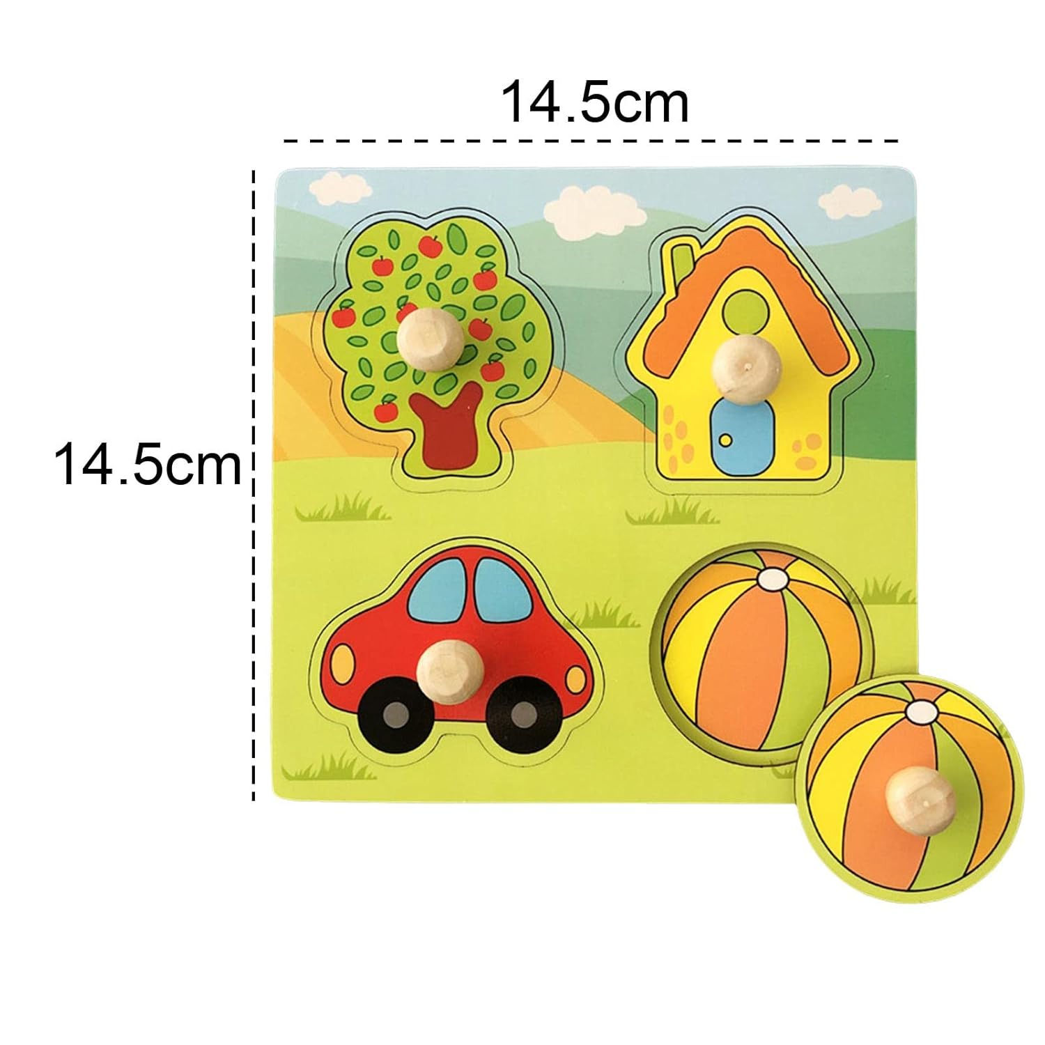 Wooden Cartoon Jigsaw Puzzles (1pc)