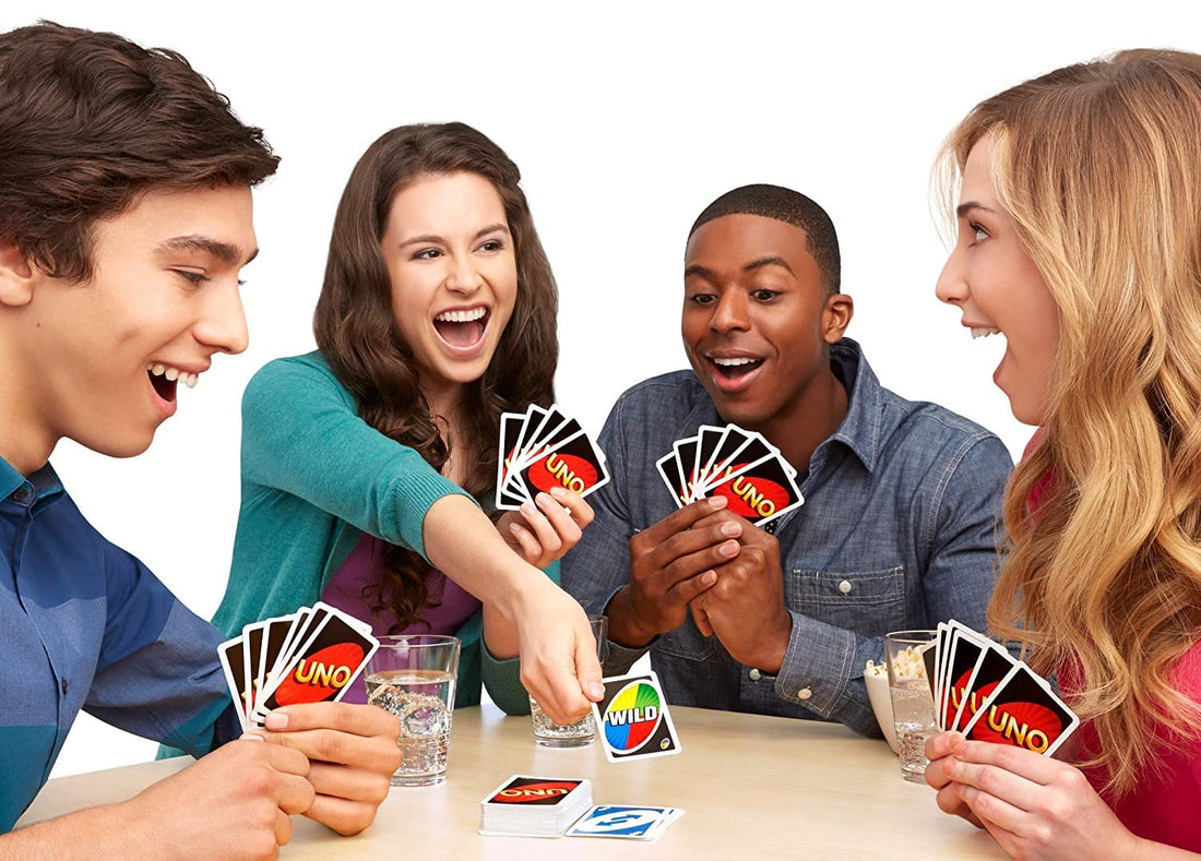 Uno card Family Fun Game