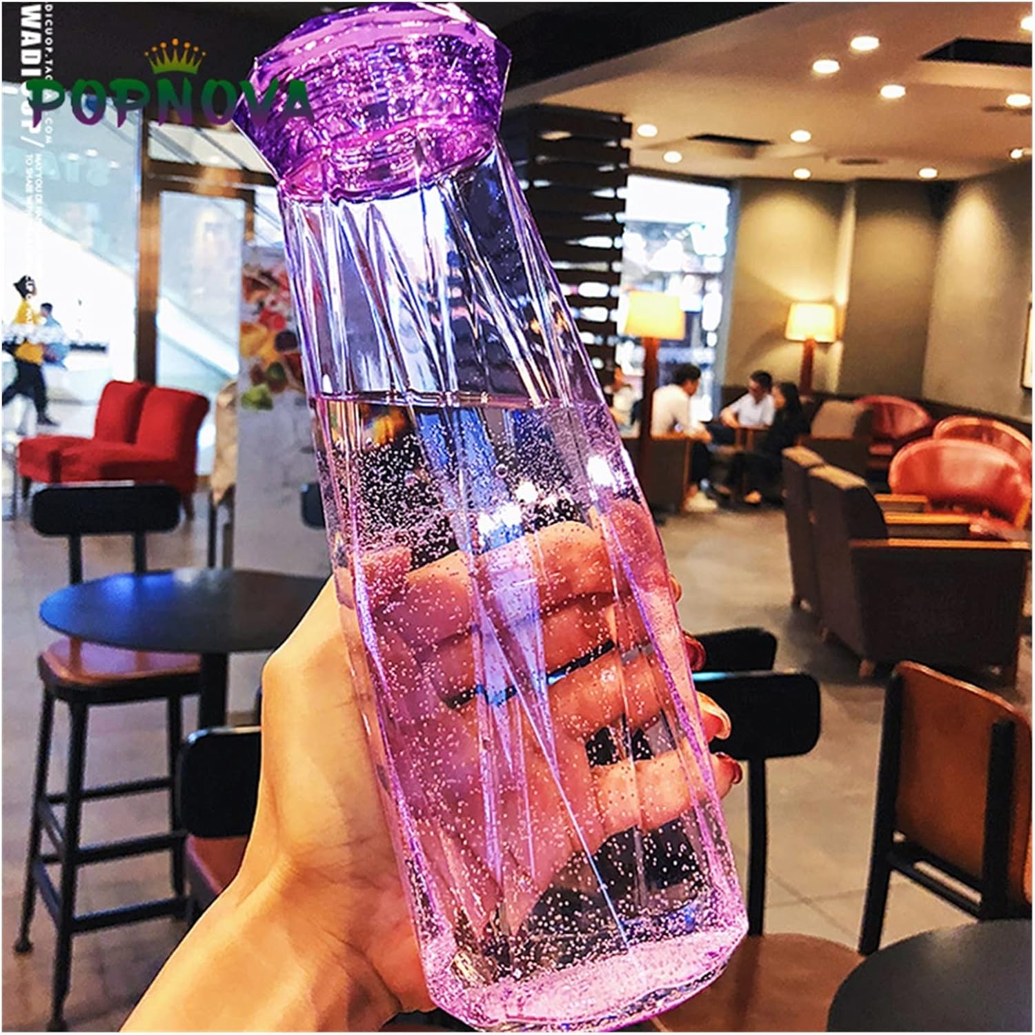 Crystal Glass Bottle (1pc) - 400ml