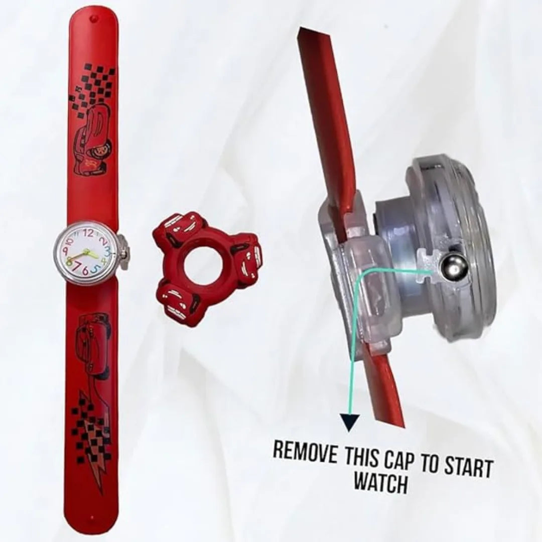 Spinning Slap Band with  Watch (1pc)
