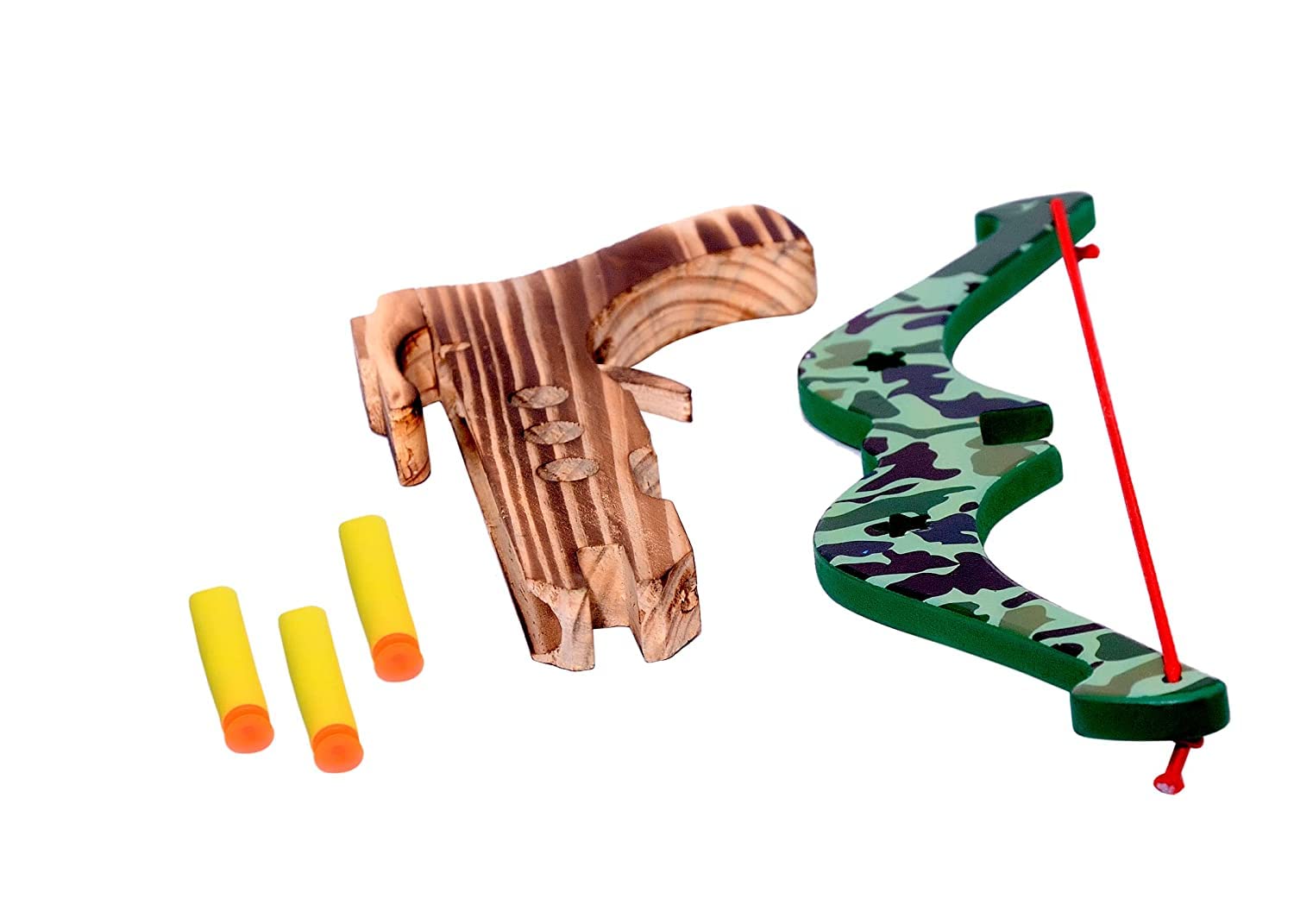 Wooden arrow gun