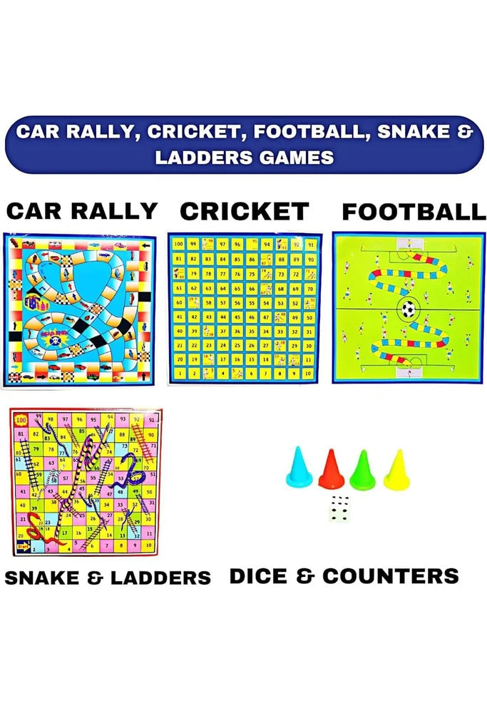 Lovely 5 in 1 Board Game