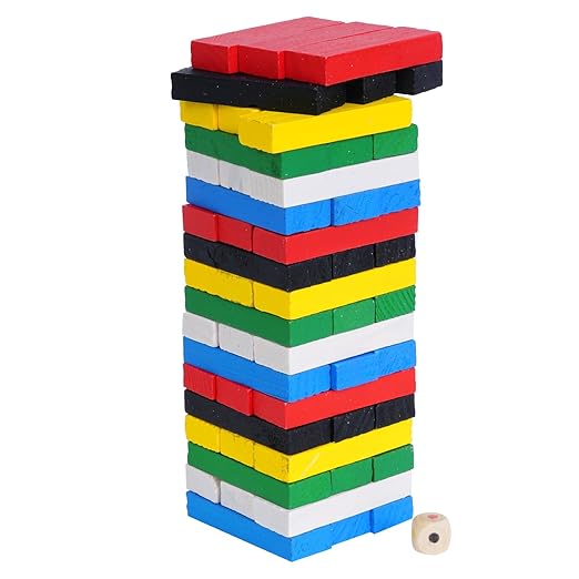 Wooden color Jenga small