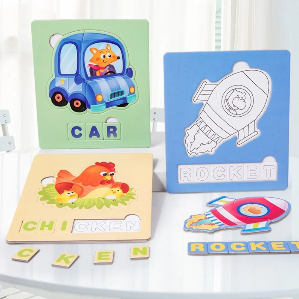 6 IN 1 Puzzle with  Alphabet