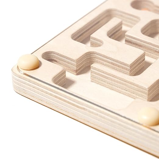 Palm Sized Wooden Maze Game