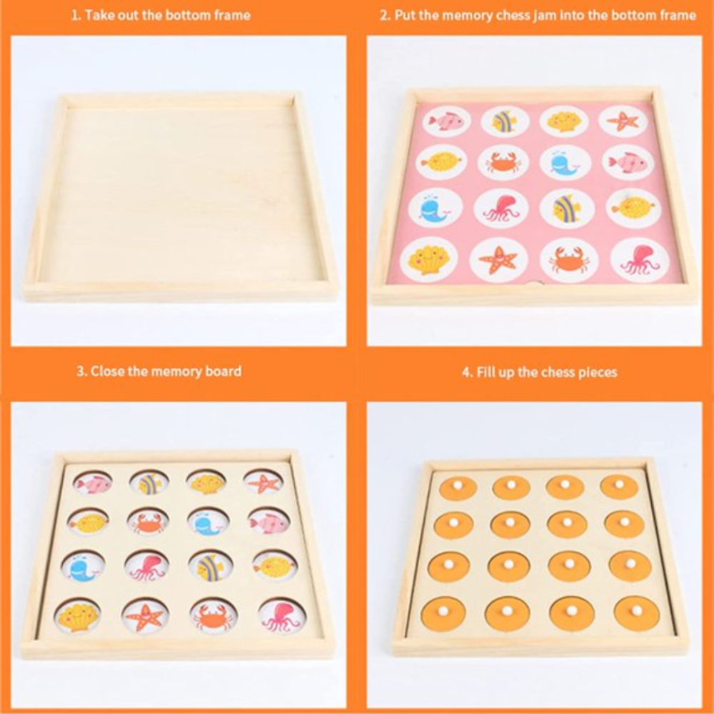 Beaded memory game
