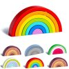 Wooden Rainbow Stacking Toy