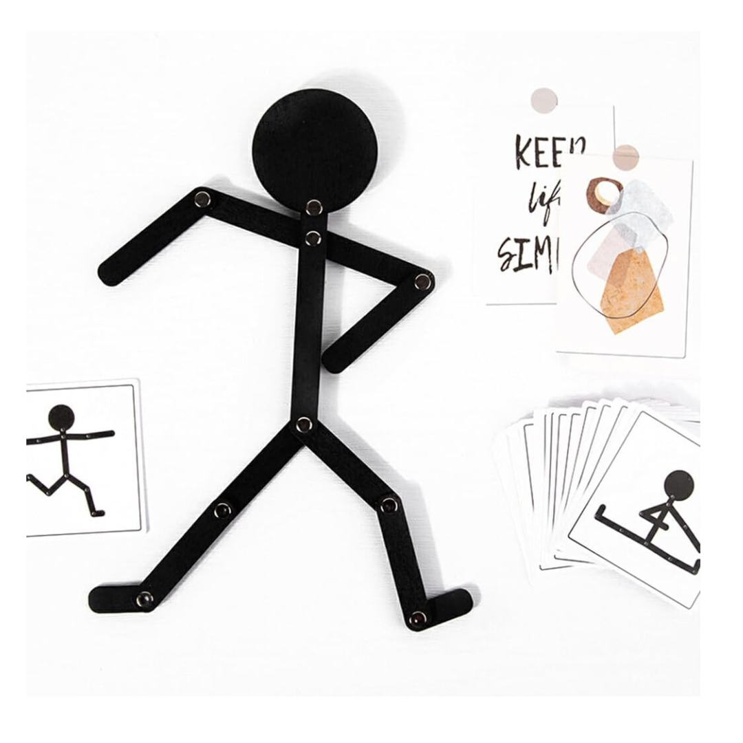 wooden men puzzle Hi5 Toys Nurtures Creativity!