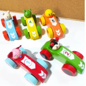Wooden Sports Racing Car(1 PC)