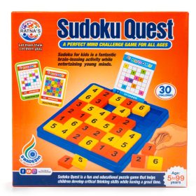 Sudoku Quest Mind Challenging Travelling Board Game for Kids & Adults
