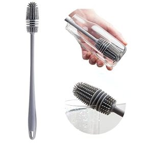Multifunctional Silicone Bottle Brush - Dark color